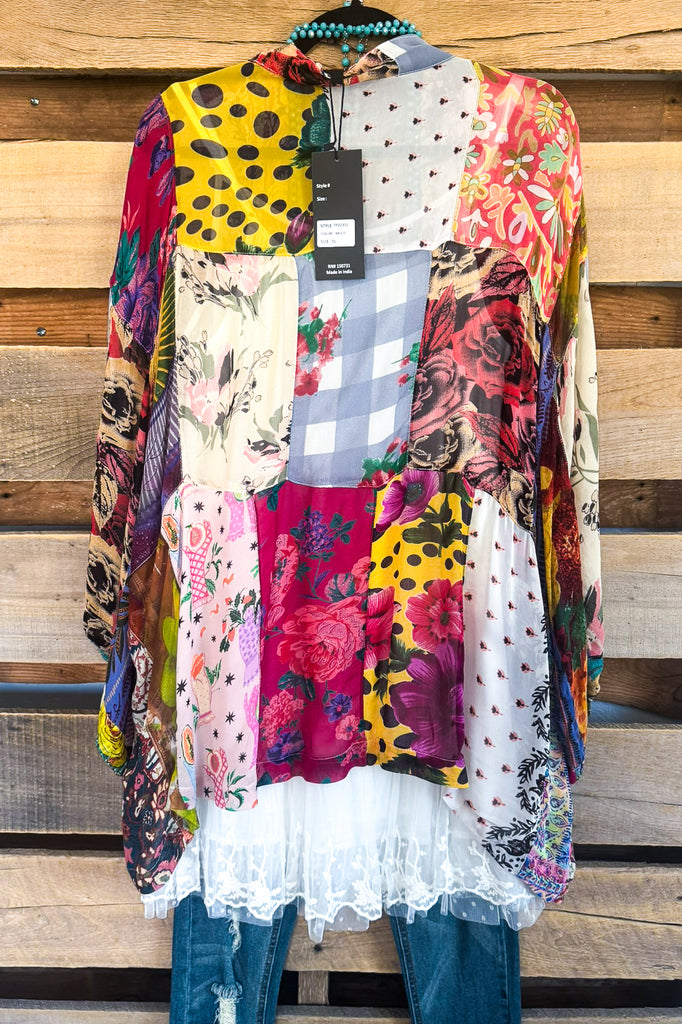 Playful Aesthetic Kimono - Multi - SALE