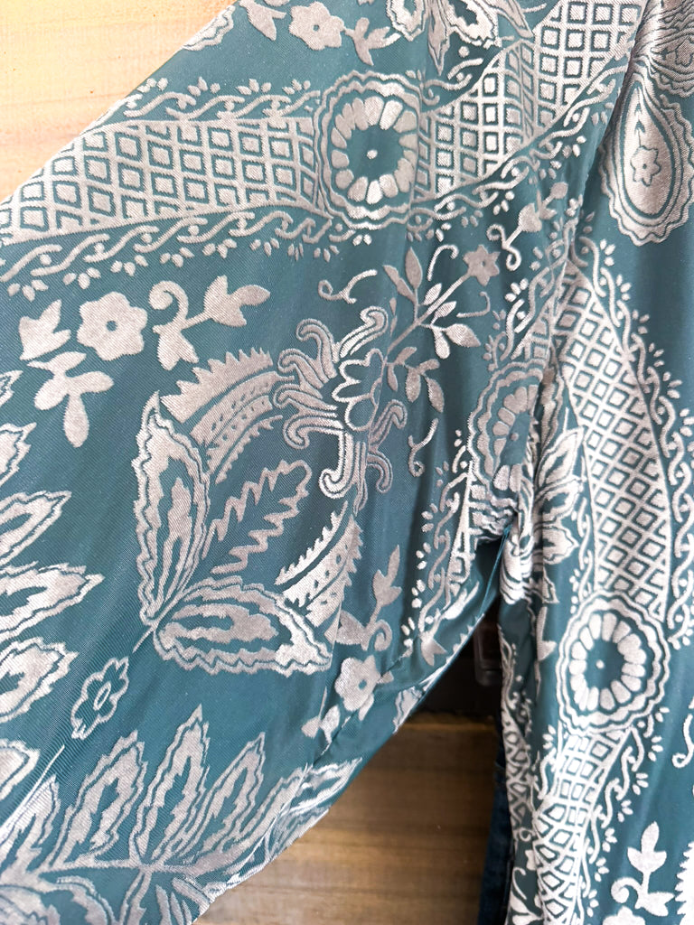Remembering The Details Blouse - Sage