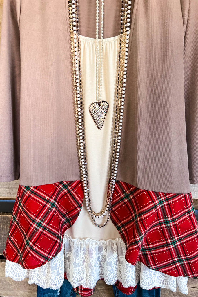 Relaxing Right Cardigan - Taupe - SALE