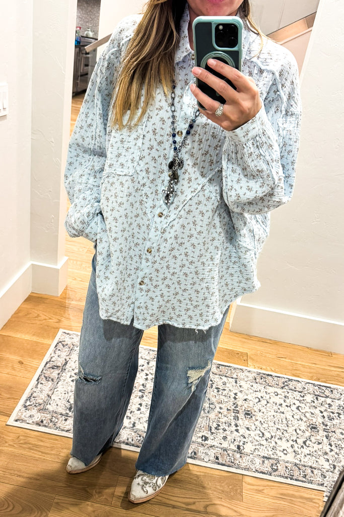 Polar Skies Tunic - Polar Sky - 100% COTTON