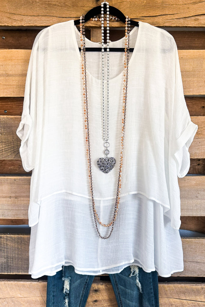 Layered Love Tunic - Off White