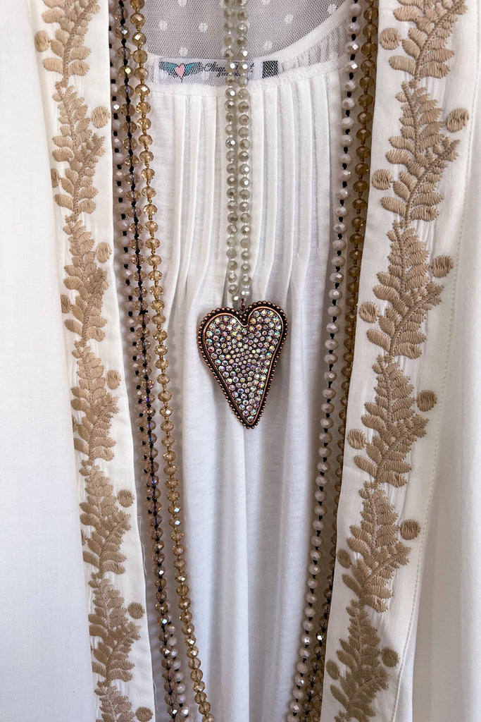 AHB EXCLUSIVE: Rise Of Romance Cardigan - Ivory