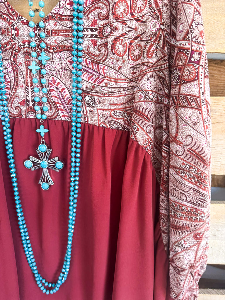 Precious Love Top - Rust