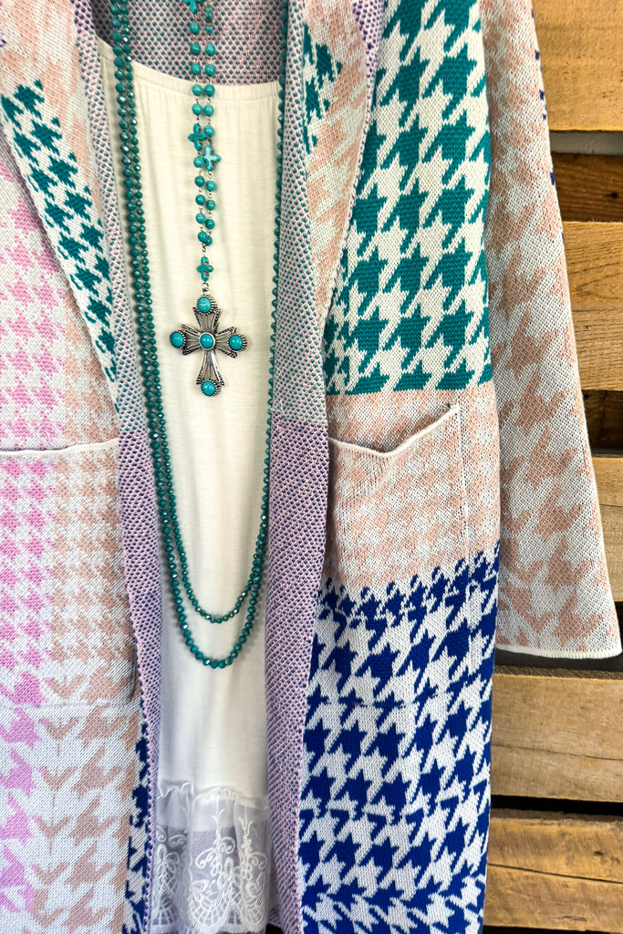 Blissful Mood Sweater Cardigan - Bloom