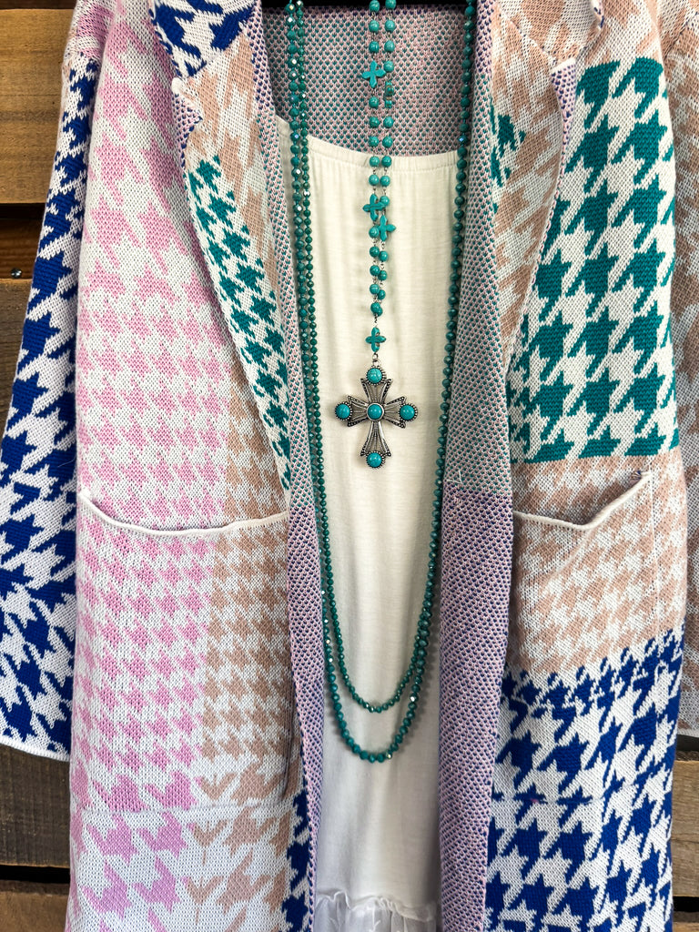 Blissful Mood Sweater Cardigan - Bloom