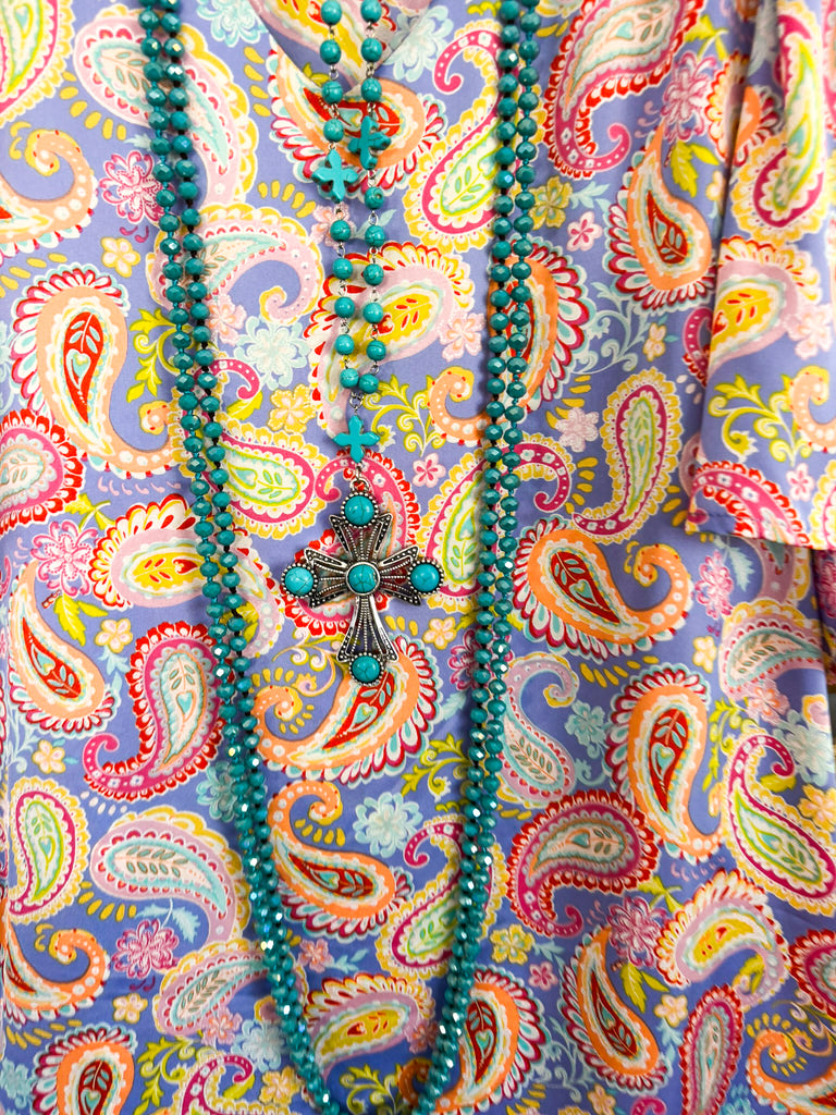 Attention Follows Tunic - Lav Blue