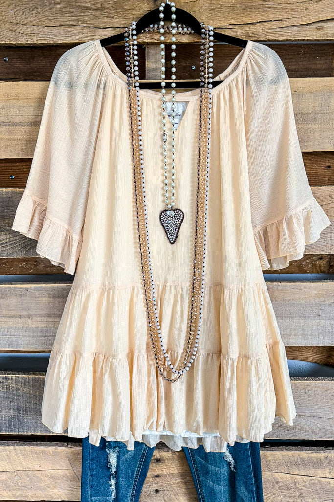 Rare Beauty Tunic - Beige