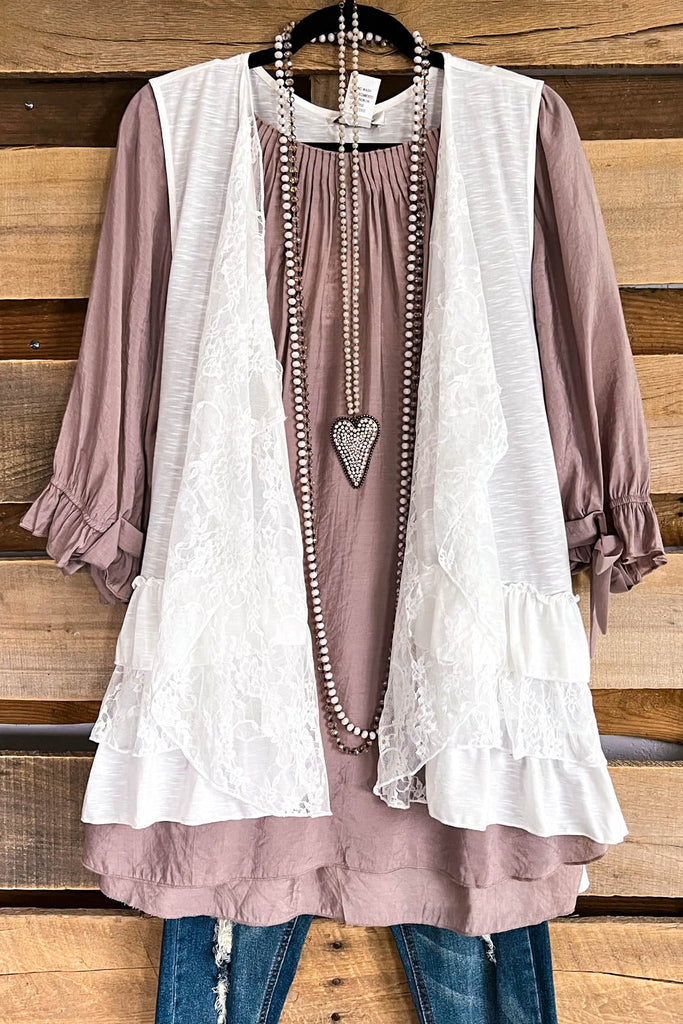 Complimenting You Vest - White