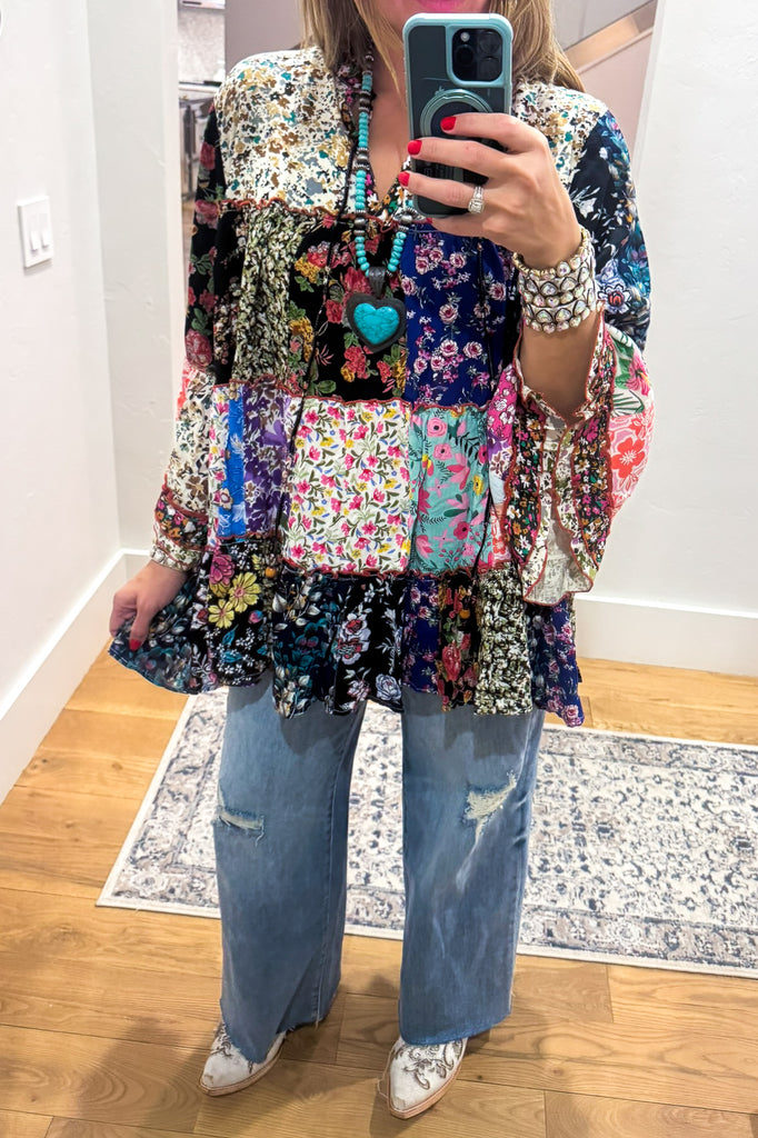 PRE ORDER: AHB EXCLUSIVE: A Hint Of Bloom Tunic - Multi - 100% Cotton