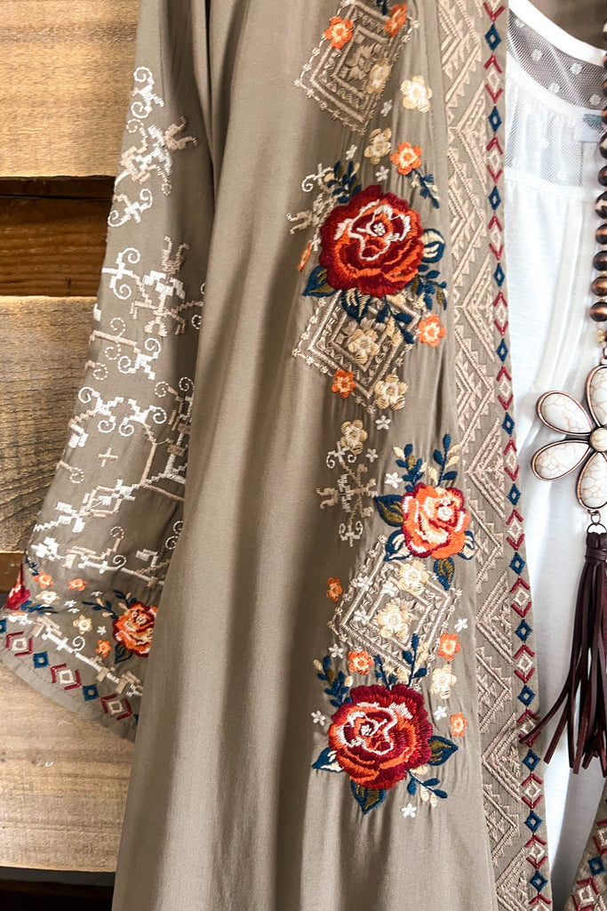 AHB EXCLUSIVE: A Friend Like Me Cardigan - Olive - 100% COTTON