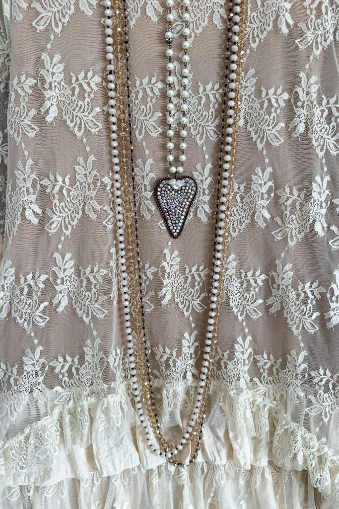 Pretty As a Picture Tunic - Beige