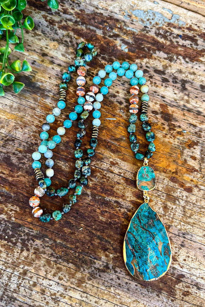 Sheltered Bay Necklace - Turquoise