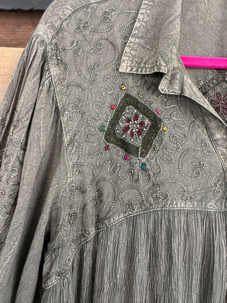 Dreams That Come True Tunic - Gravel