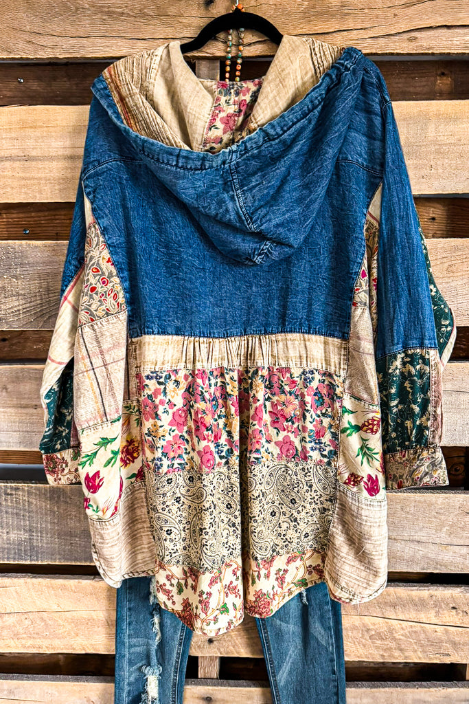 PRE ORDER: Capturing Balance Top - Denim - 100% COTTON