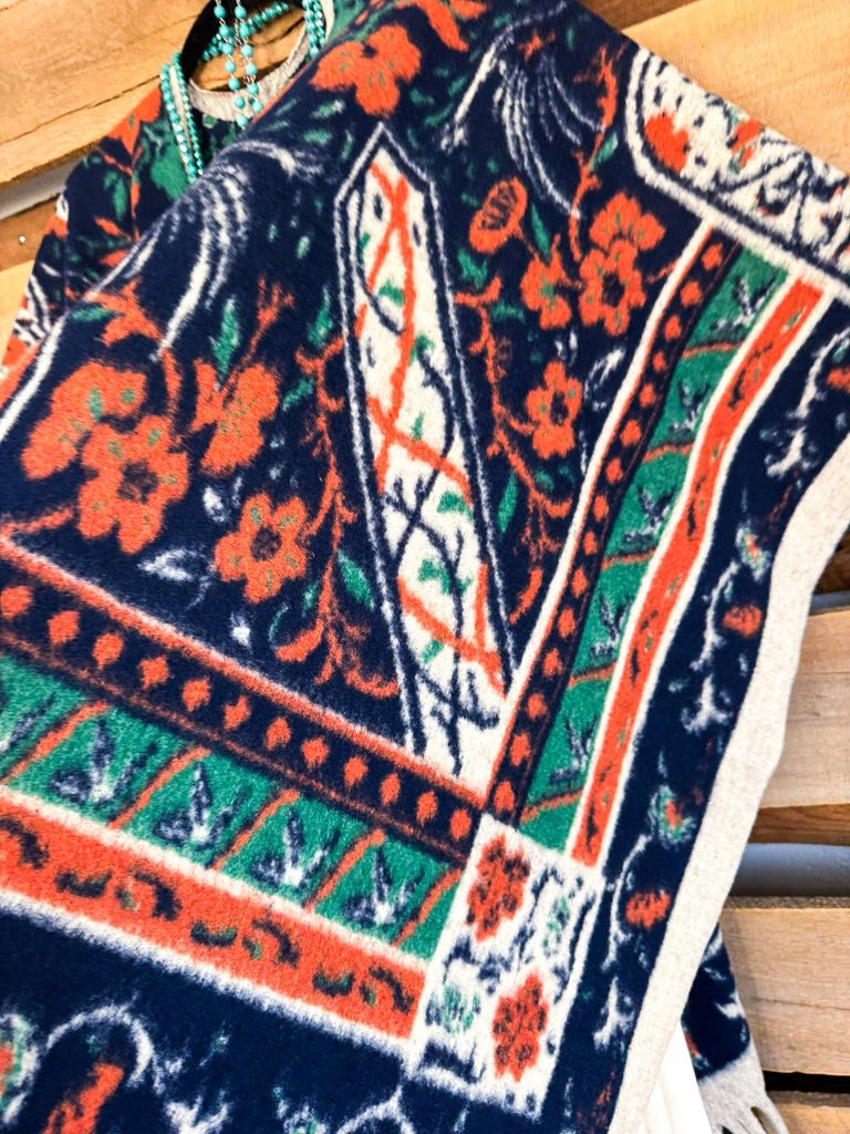 Falling Into Your Arms Poncho - Cream