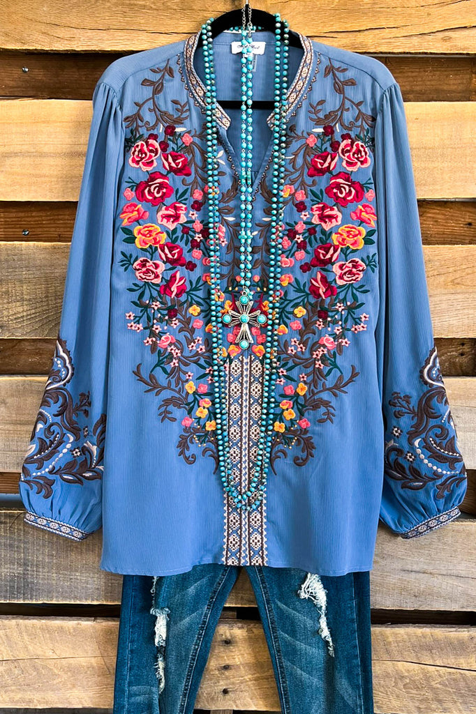 AHB EXCLUSIVE: Focused On Together Tunic - Denim