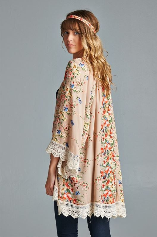 Steel Magnolia Cardigan - Beige - Velzera - Cardigan - Angel Heart Boutique - 2