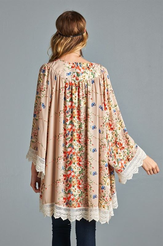 Steel Magnolia Cardigan - Beige - Velzera - Cardigan - Angel Heart Boutique - 5