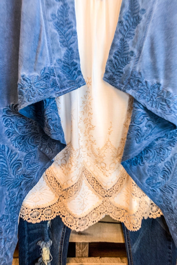 AHB EXCLUSIVE: Within My Means Cardigan - Denim