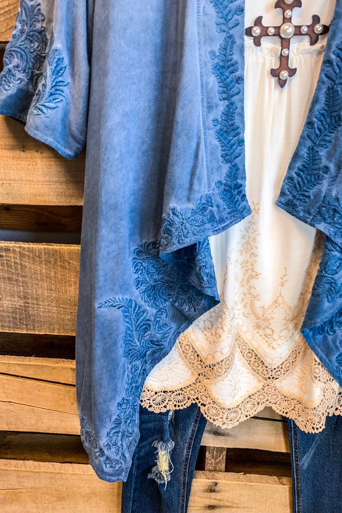 AHB EXCLUSIVE: Within My Means Cardigan - Denim