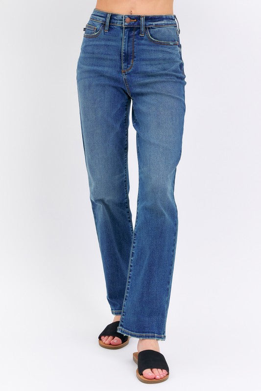 JUDY BLUE: Urban Edge High Waisted Jean - Dark Wash