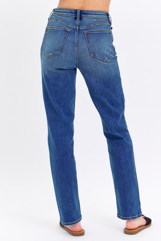 JUDY BLUE: Urban Edge High Waisted Jean - Dark Wash