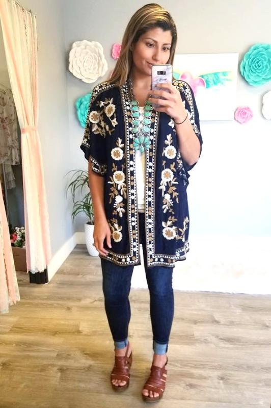 AHB EXCLUSIVE: Anywhere With Me Cardigan - Navy