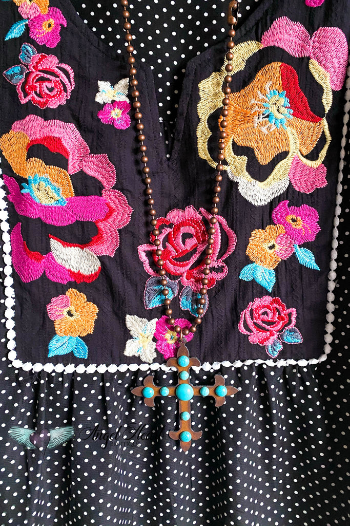 AHB EXCLUSIVE: Darling Dots Top - Black