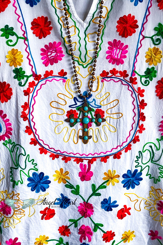 AHB EXCLUSIVE: As Beautiful As It Gets Tunic - White - 100% COTTON - SALE