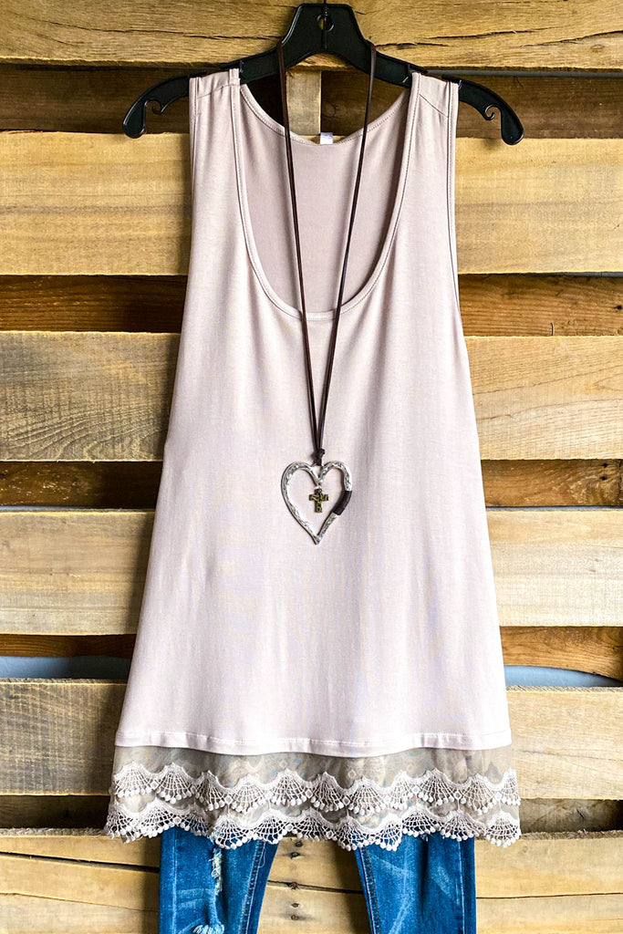 Extender: Slip on Tank/Tunic - Mocha