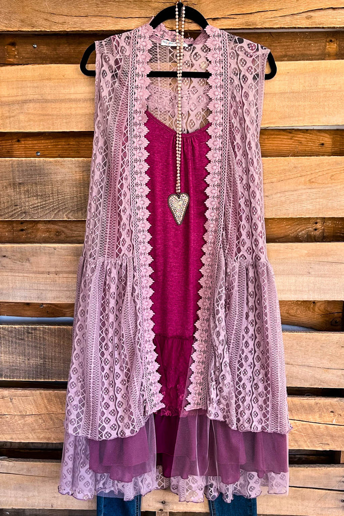 AHB EXCLUSIVE: Brighten My Day Vest - Lavender