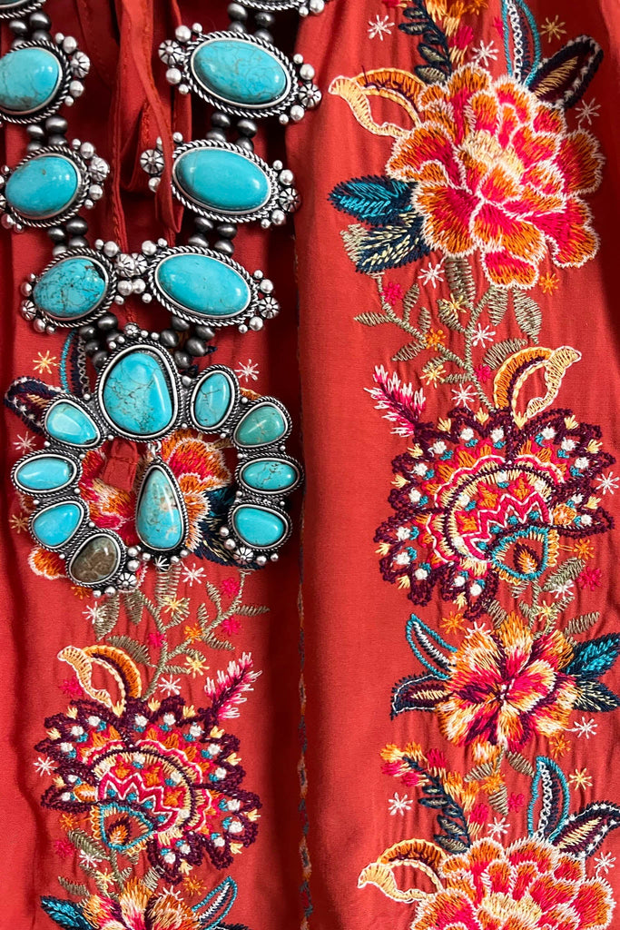 AHB EXCLUSIVE: Nothing Left But You Blouse - Rust