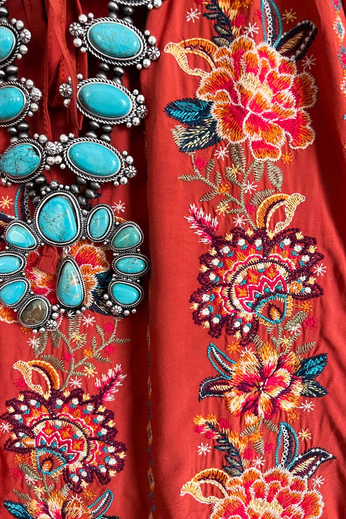 AHB EXCLUSIVE: Nothing Left But You Blouse - Rust