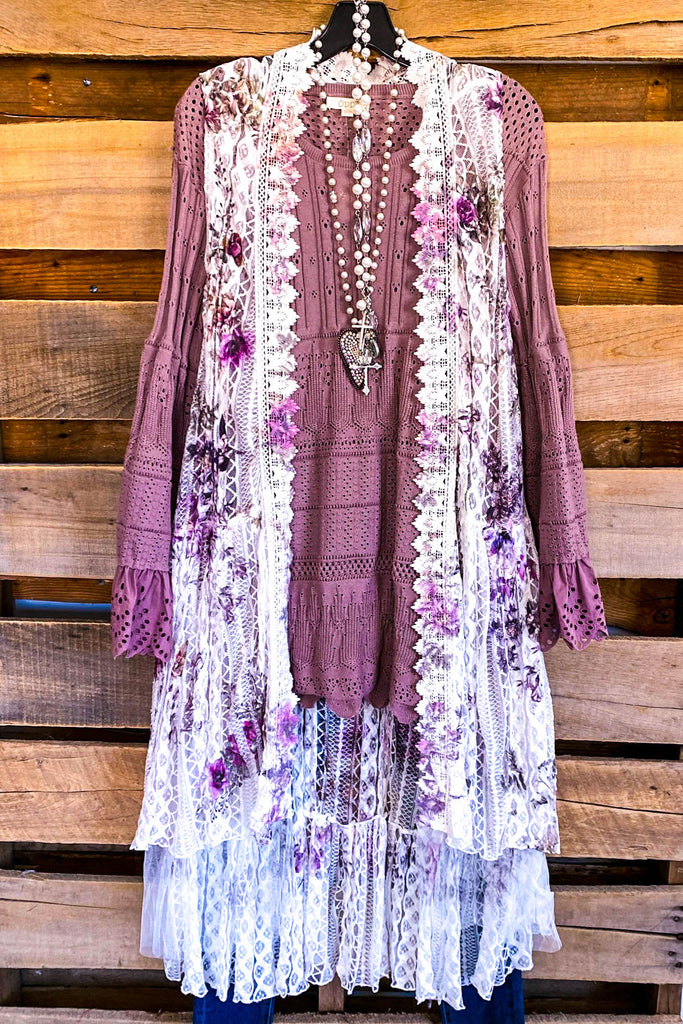 AHB EXCLUSIVE: Brighten My Day Vest - Ivory/CH FL