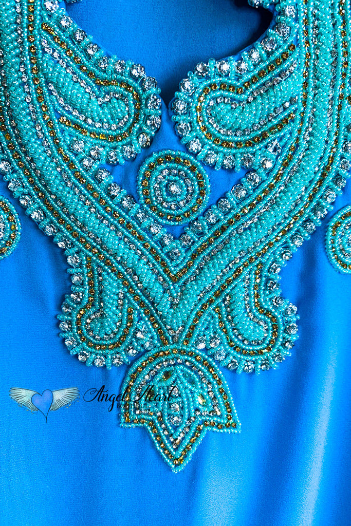 AHB EXCLUSIVE: Arabian Nights Blouse - Turquoise - SALE