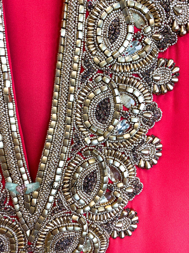 AHB EXCLUSIVE: Arabian Nights Blouse - Coral - SALE