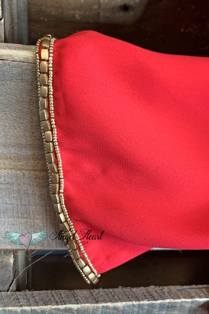 AHB EXCLUSIVE: Arabian Nights Blouse - Coral - SALE