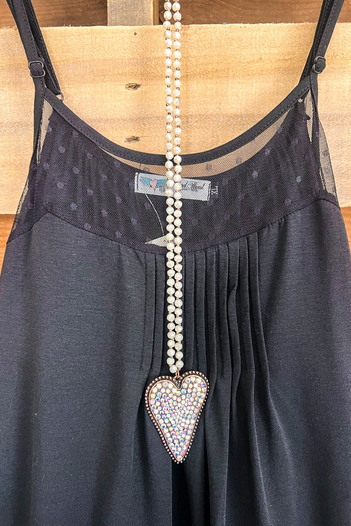 AHB EXCLUSIVE: Too Gone For Too Long Cami - Black