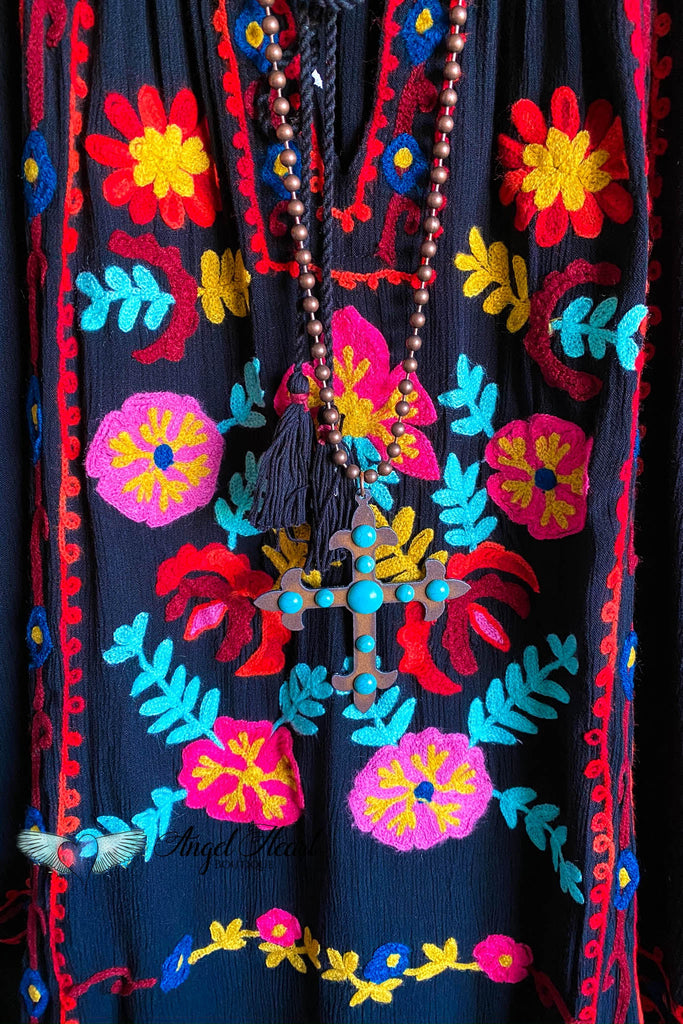 AHB EXCLUSIVE: Faith In Love Tunic - Black - SALE