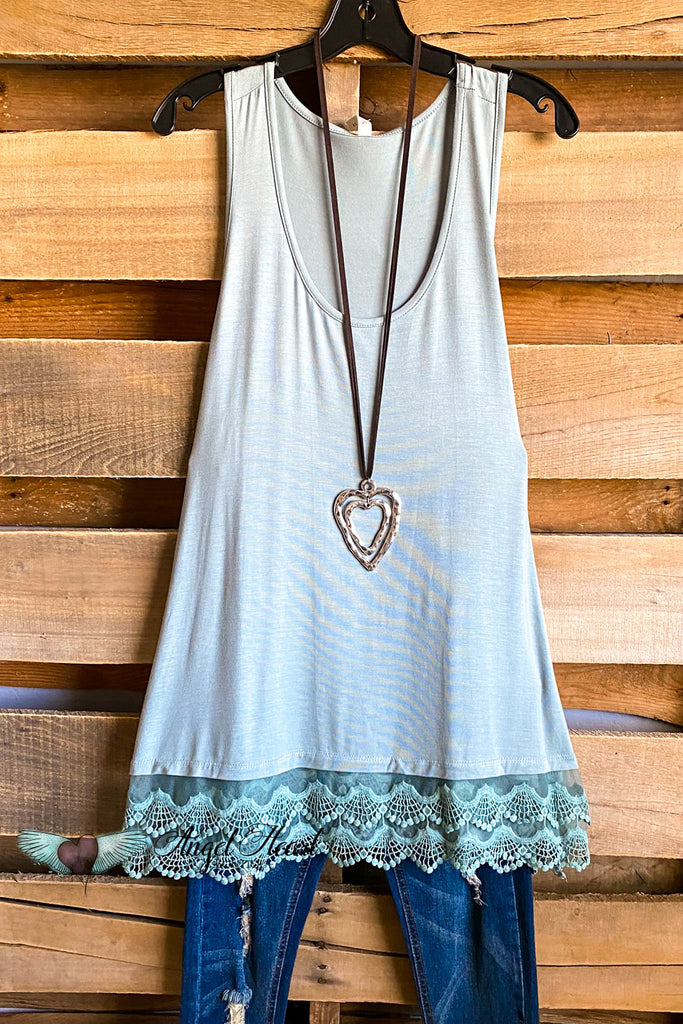 Extender: Slip on Tank/Tunic - Blue Sage