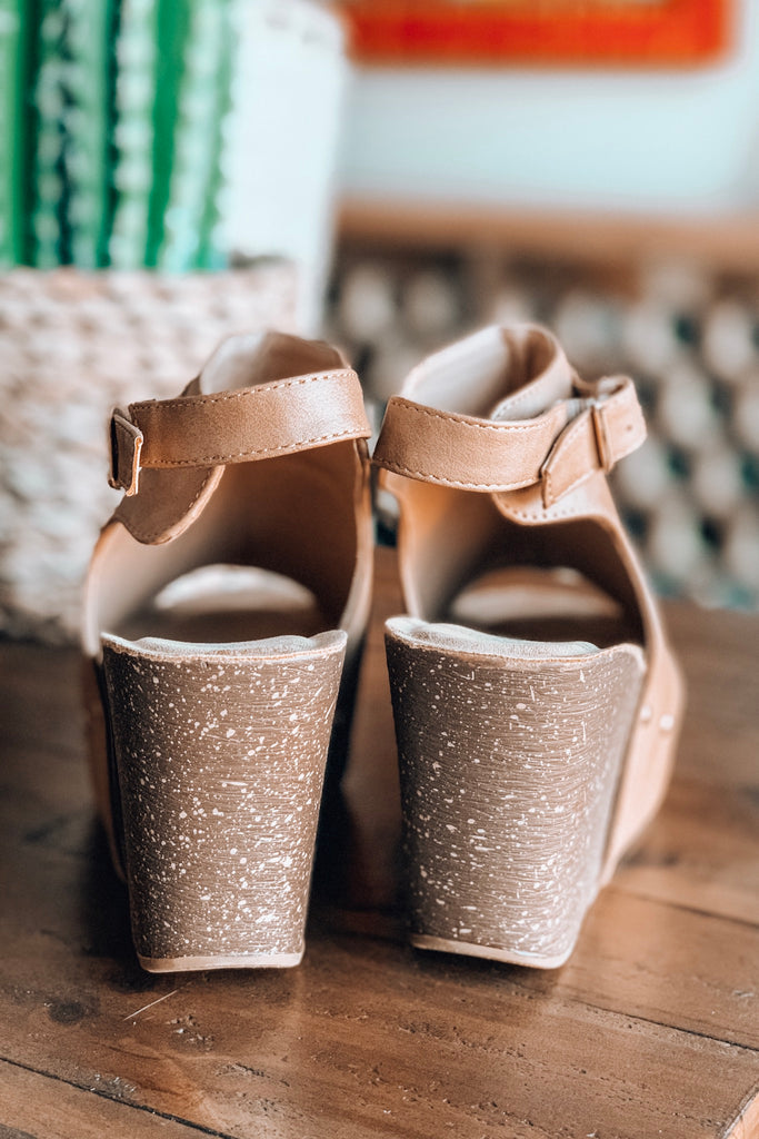 My Go To Wedge - Tan - SALE(Size 6.5)