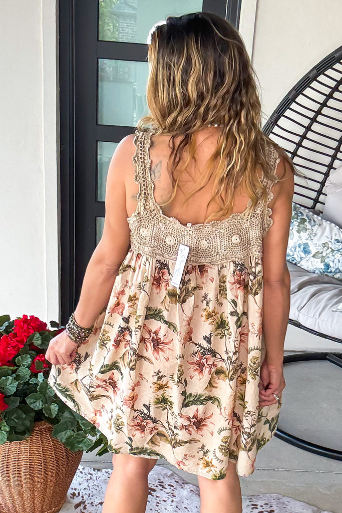 Antique Memory Tank Dress - 100% Cotton