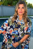 Resort Ready Oversized Tunic - Navy
