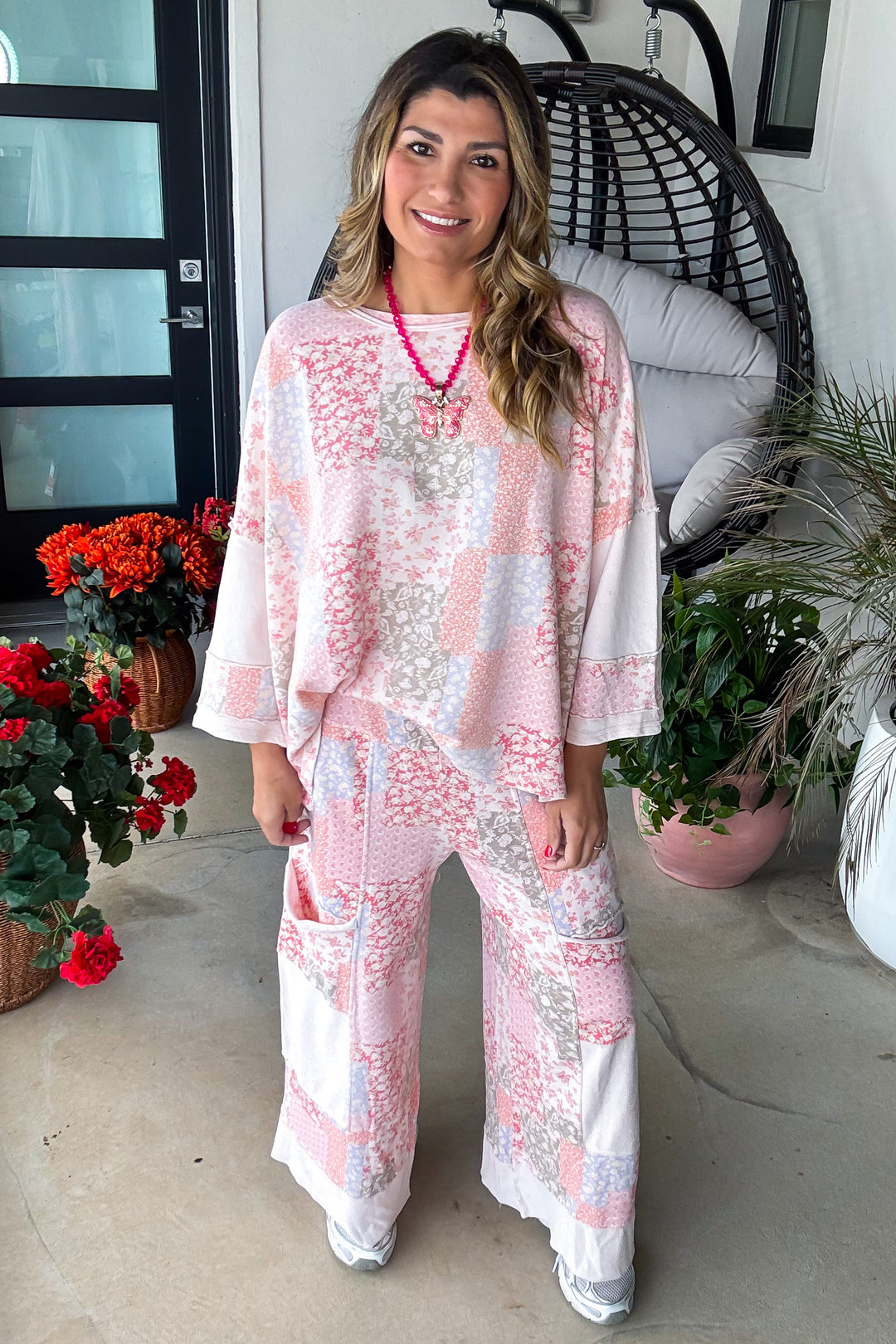 Whimsical Charm Pants - 100% Cotton - Blush
