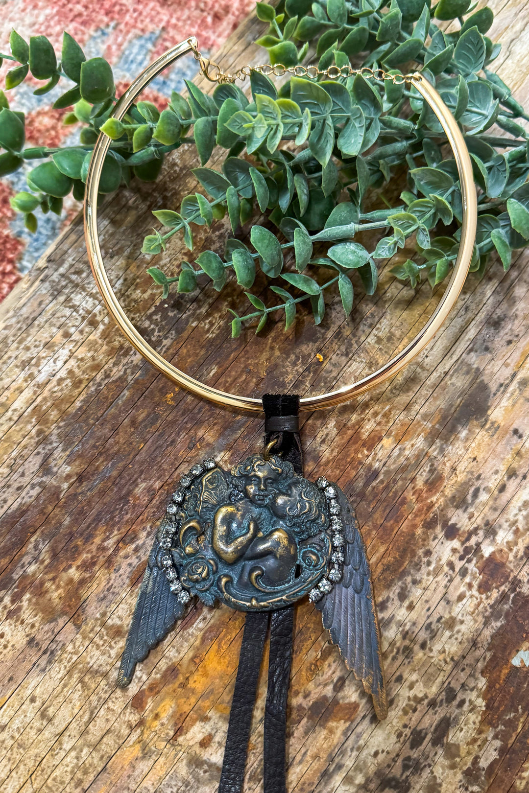 HANDMADE Angel Necklace Jaded Gypsy - Choker