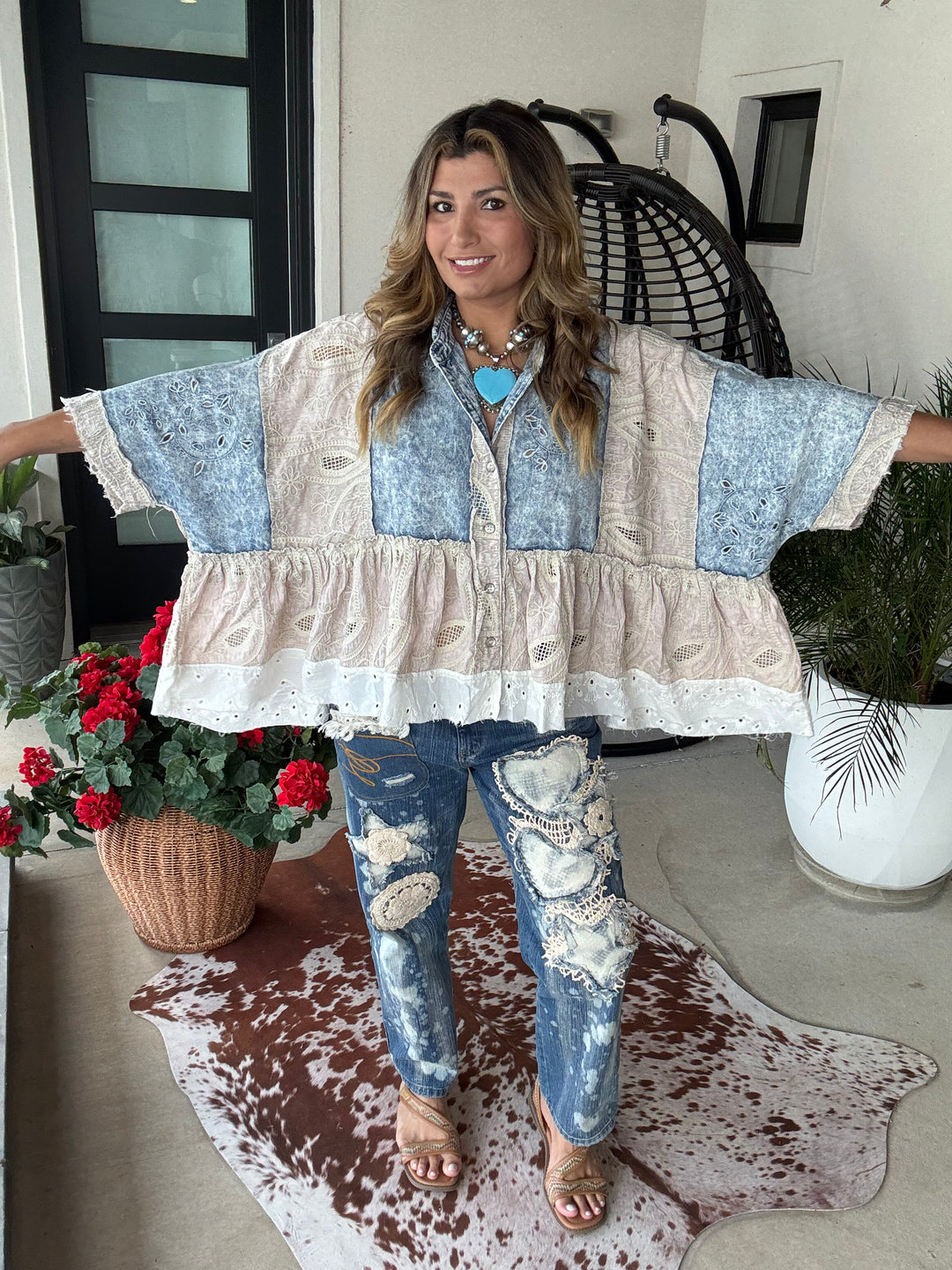Demin Darling Top - 100% Cotton - Denim