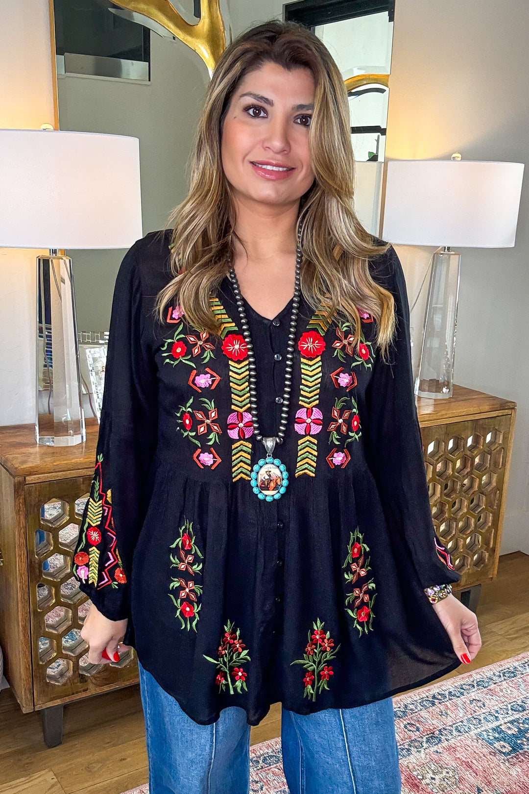 AHB EXCLUSIVE: Give Love Tunic - Black