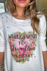 While I Wait You Strengthen My Heart -Psalm 27:14- 100% Cotton - Made in USA