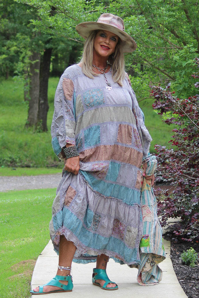 Moonbeam Shadow Dress - 100% Cotton - Made in USA