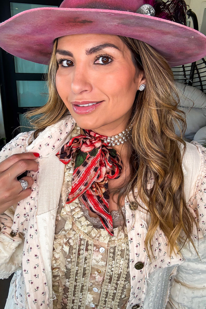 Twilly Necklace - Red